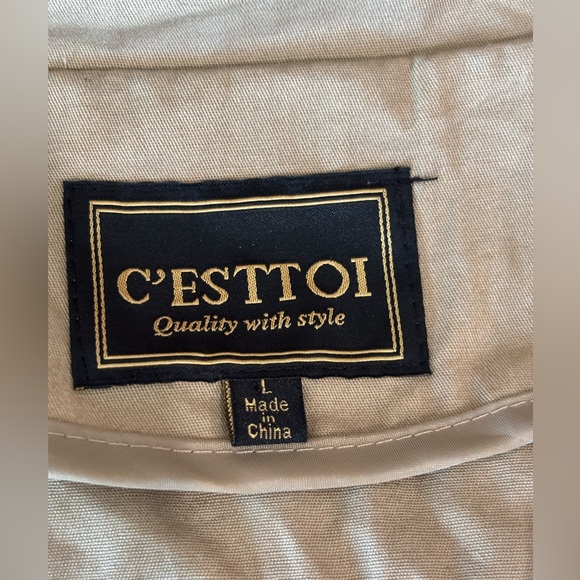 Boston Proper Khaki Utility Vest - Picture 3 of 11